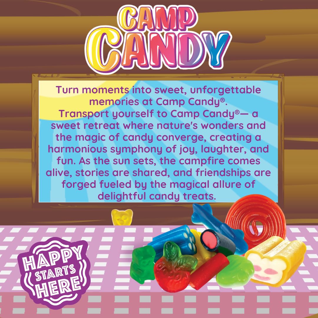 Huer Camp Candy Sour Gummies, 2x700g Bags/50 oz (2 Pack)