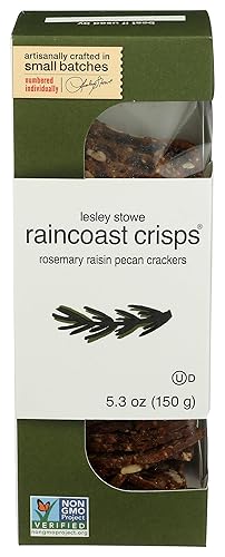 Raincoast Crisps, Crisp Rosemary Raisin Pecan, 5.3 Ounce