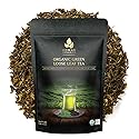 Komar Organics Loose Leaf Green Tea - 16Oz USDA Organic for Energy Boost, Antioxidants - Certified Kosher Delicate Flavor Assam Tea Organic Tea Leaves