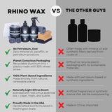 Rhino Wax Soapstone Spray Cleaner - Safely Clean Soap Stone, Slate, Granite, Quartz, Marble, Concrete - Food Safe - Natural Ingredients - Fresh Orange