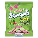 Smarties Squashies Foam Gummy Candies & Smarties Sample Packet Variety-Pack - Sour Cherry & Apple Flavored - Peanut Free & Gluten Free Candy - Soft