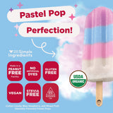 JonnyPops Organic Cotton Candy Cloud Frozen Pops 8ct