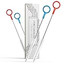 Buenalife Heavy Duty Cleaning Brushes Set of 4 - Extra Long Straw Cleaners for Metal and Plastic Reusable Drinking Straws, to Clean Small Spaces