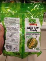 Biskio Brand, Milk Soft Candy Durian Flavor 100 tablet, Size 380g