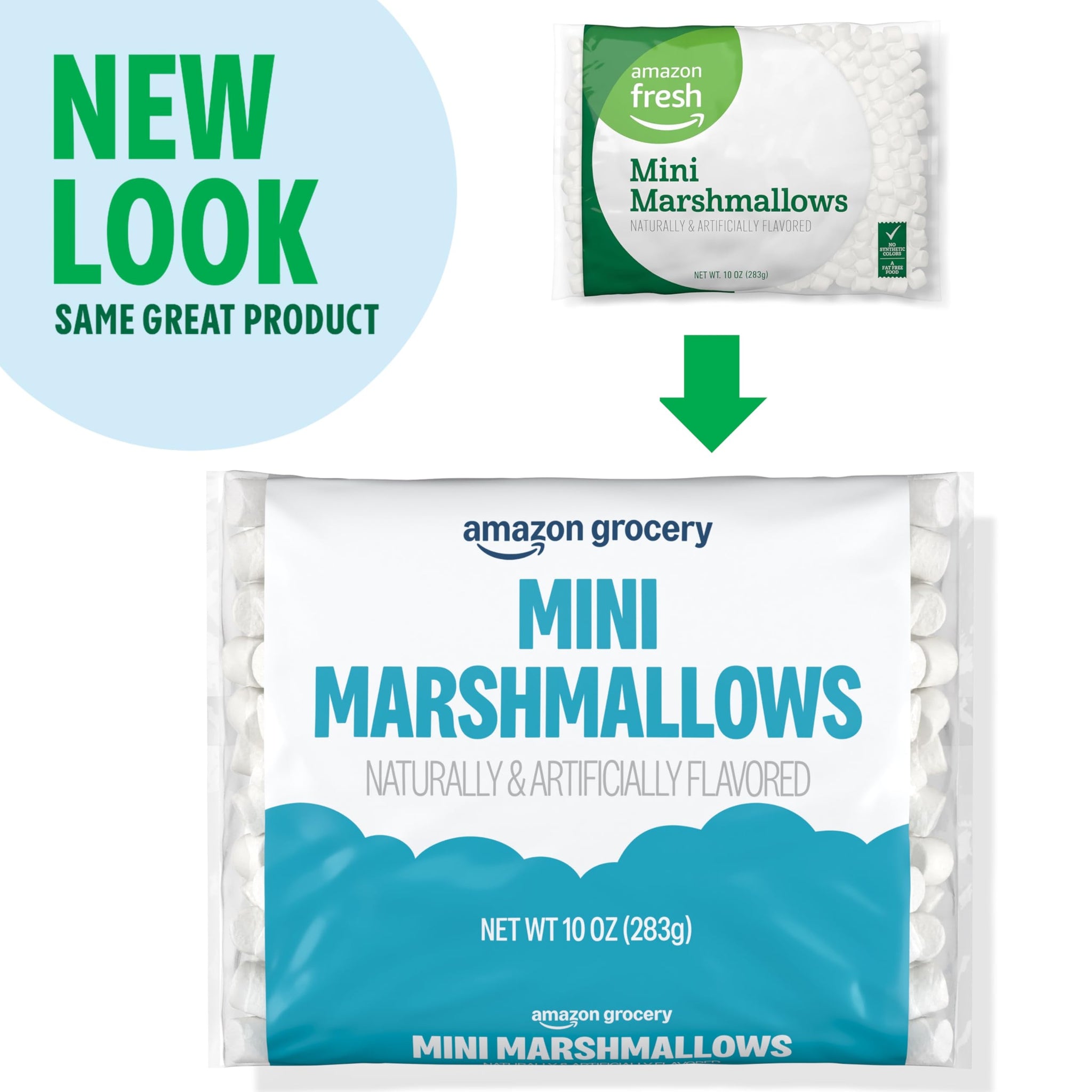 Amazon Grocery, Mini Marshmallows,10 Oz