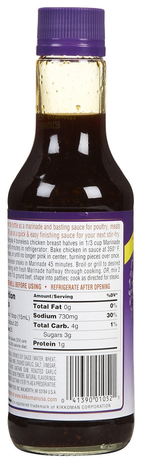 Kikkoman Roasted Garlic Teriyaki Marinade & Sauce - 10 oz