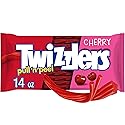 Twizzlers, Pull 'N' Peel Cherry Flavored Licorice Style, Chewy Candy Bag, 14 Ounce