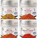 Spicy One Pot Wonders | Authentic Small Batch Seasonings | 4 Gourmet All Natural Spice Blends | All Natural | Hand Packed, Non GMO | Made in USA |