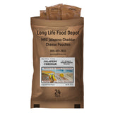 MRE Jalapeno Cheddar Cheese Spread (24-Pack) - Long Shelf Life - 2024+ Production Dates by Long Life Food Depot - Meals Ready to Eat