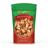 Raw Deluxe Unsalted Mixed Nuts- Premium Quality Kosher Mixed Nuts Snack by We Got Nuts- Natural Rich Flavor Cashews, Walnuts, Almonds, Pecans