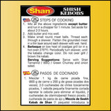 Shan Seekh Kabab Recipe and Seasoning Mix 1.76 oz (50g) - Spice Powder for Exclusive Traditional BBQ Blends - Suitable for Vegetarians - Airtight Bag