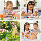 Chochkees White Fillable Easter Eggs 500-Pack, Bright Plastic Easter Eggs with Hinge, Perfect For Easter Egg Hunt, Surprise Egg, 2.25" Fillable Eggs