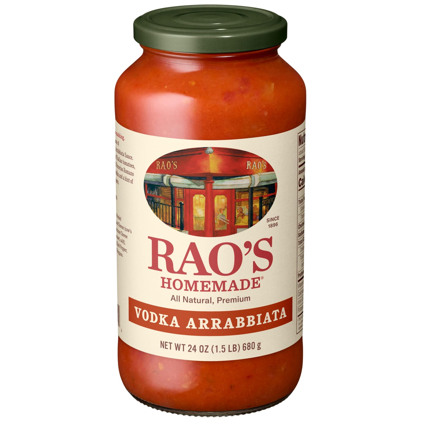 Rao's Homemade Vodka Arrabbiata Sauce Made with Italian Tomatoes, 24 oz