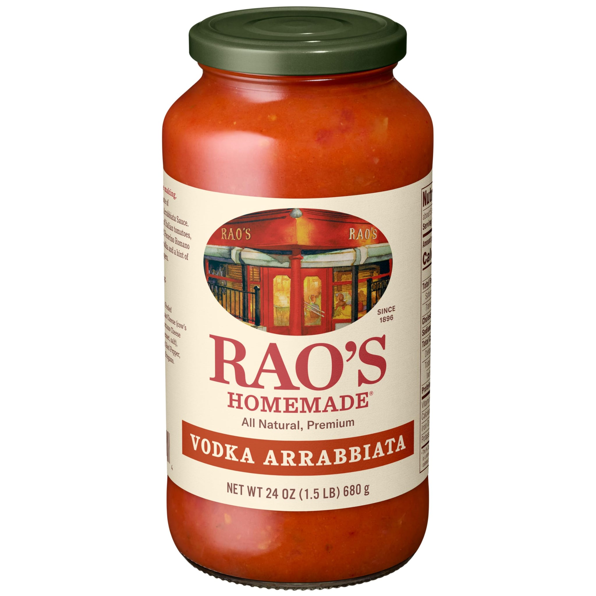 Rao's Homemade Vodka Arrabbiata Sauce Made with Italian Tomatoes, 24 oz