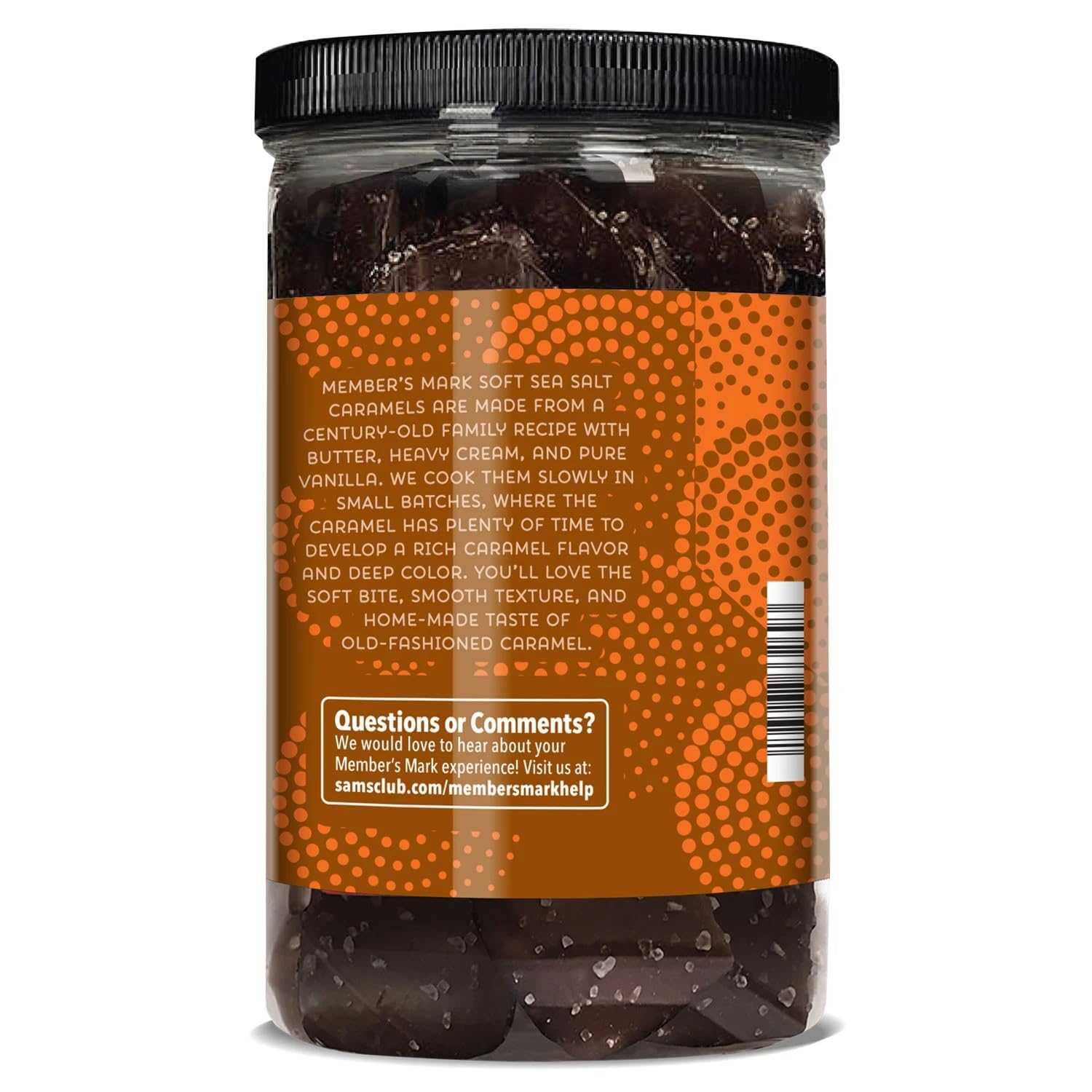 Member's Mark Dark Chocolate Soft Sea Salt Caramels (36 Ounce)