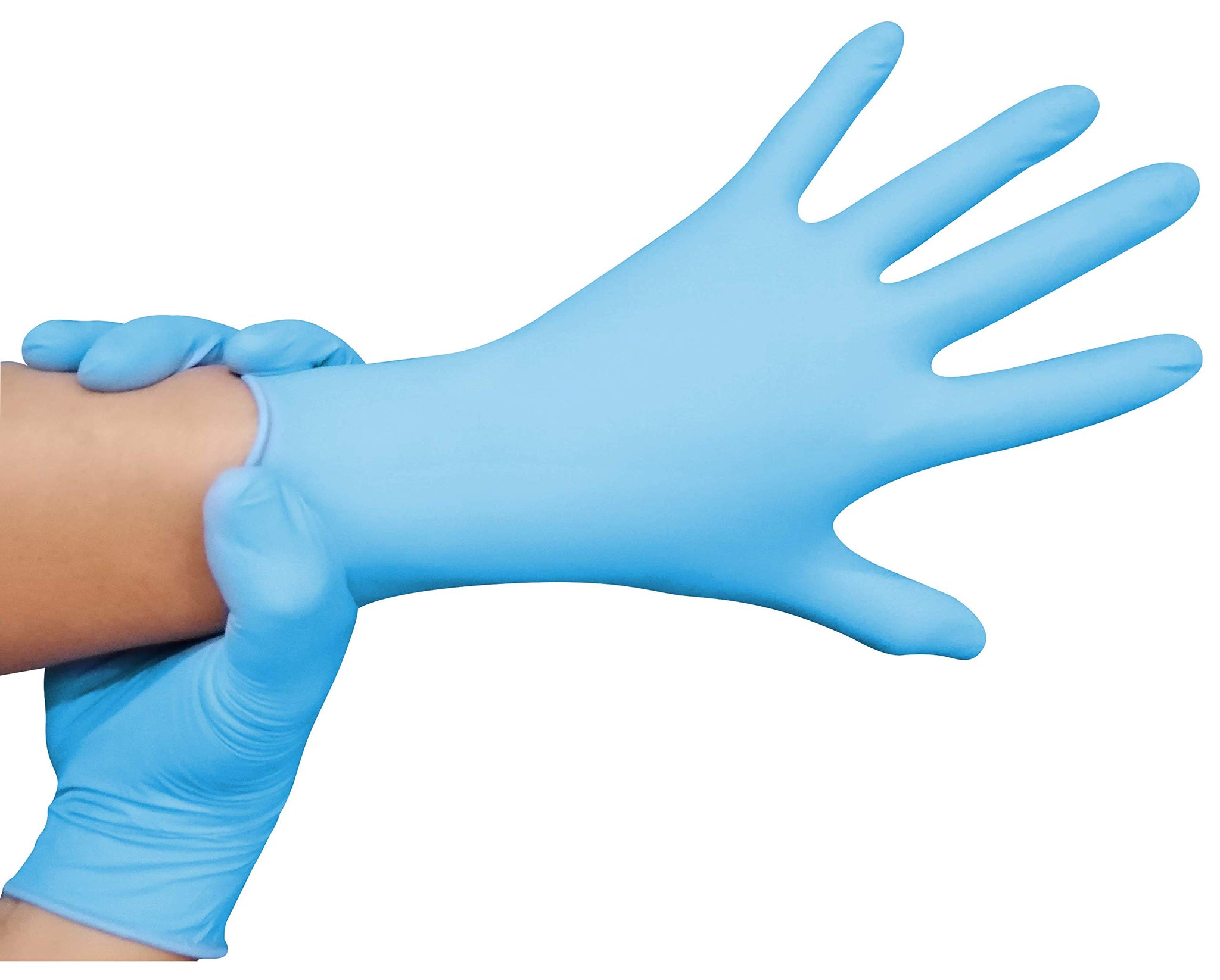 Medical Exam Nitrile Glove,Low Derma,Powder Free,M,100 Count, Made In Malaysia