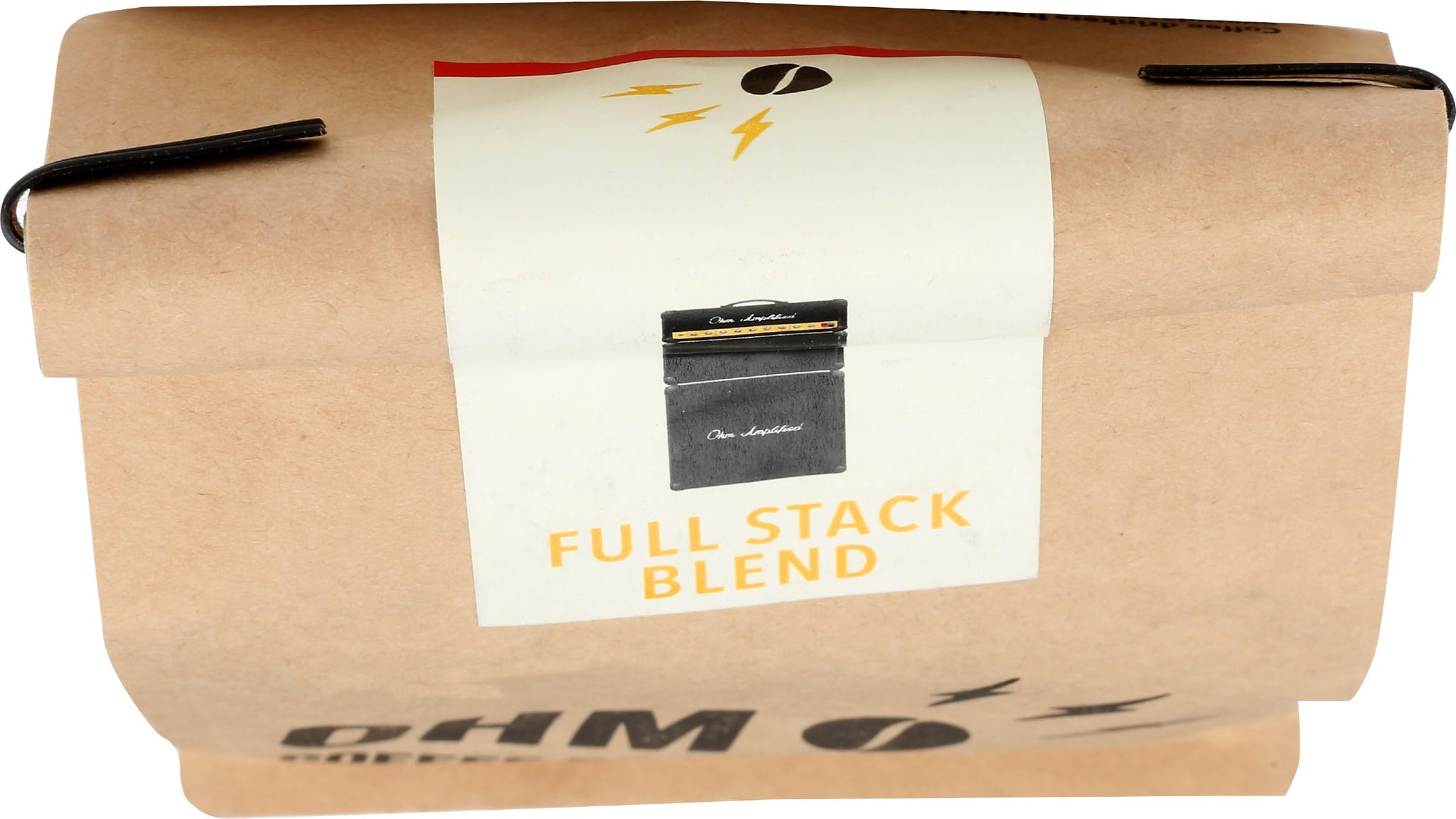 Ohm Coffee Roasters Full Stack Blend, Medium-Full Roast, Whole Bean Coffee, 12oz bag