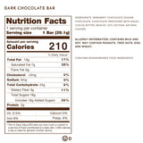 Ethel M Chocolates Premium Dark Chocolate Bars, Box of 24