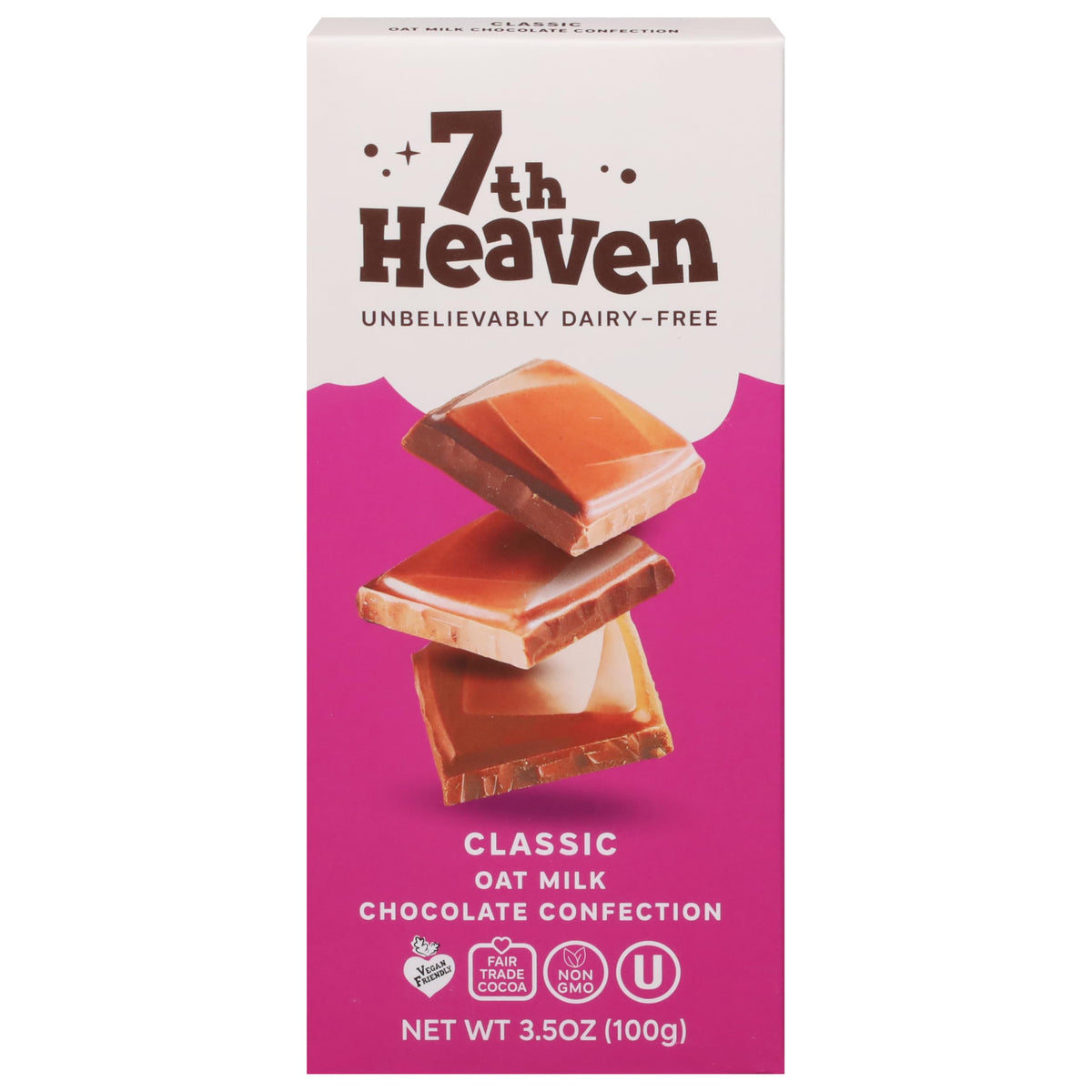 7Th Heaven, Classic Chocolate Bar, 3.5 Ounce