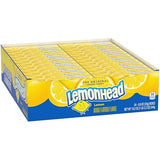 Lemonhead Hard Lemon Candy, 0.8 Ounce Boxes (Pack of 24)