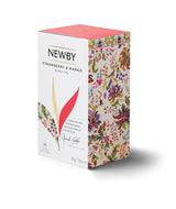 Newby Teas Strawberry and Mango - 25 Individually Wrapped Tea Bags - Flavoured Black Tea with Fruity Notes - Premium Ceylon Tea