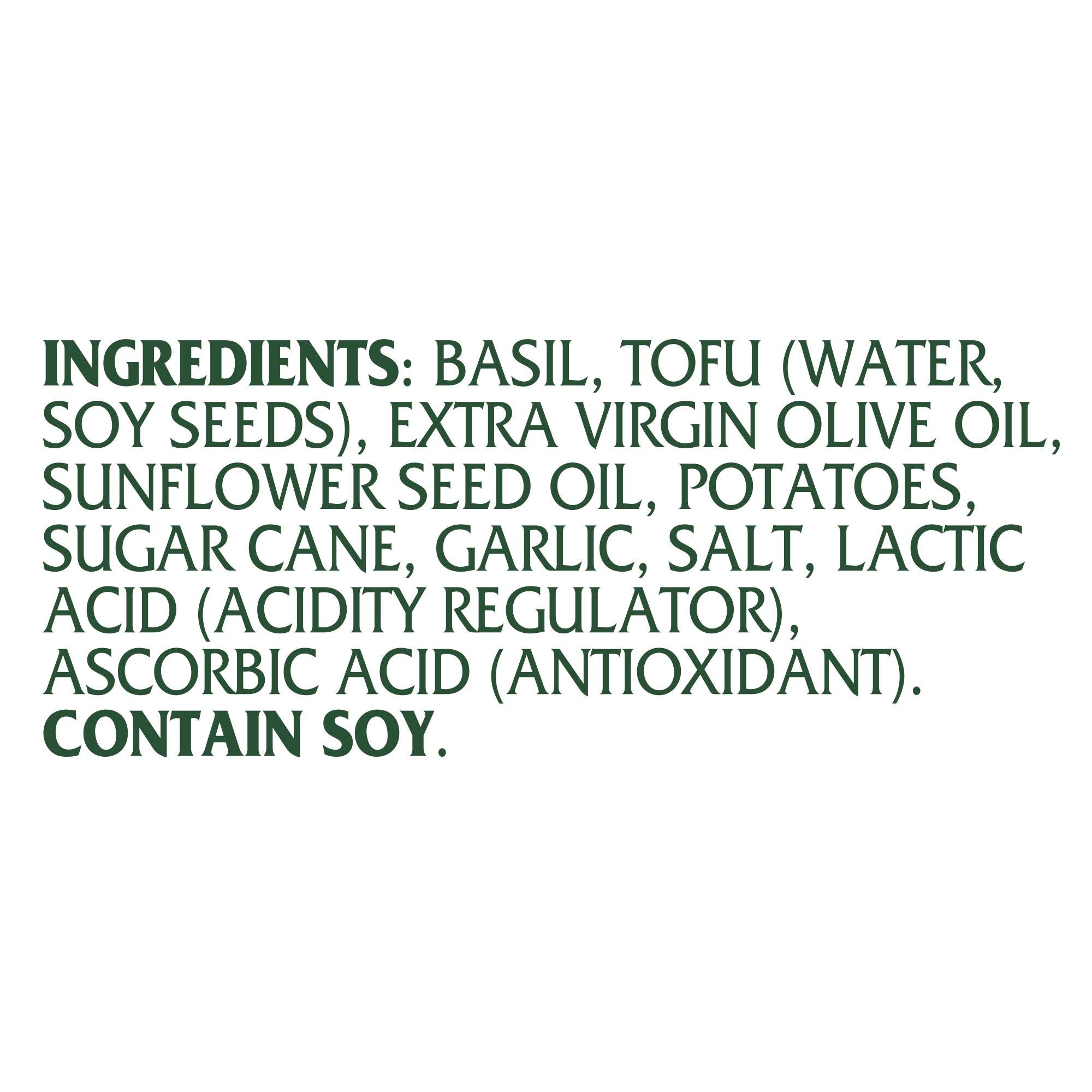 Mantova Vegan Basil Pesto, 6.7oz (Pack of 2), Product of Italy