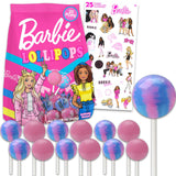 Barbie Party Supplies Lollipops Bulk - 25 Pack Individually Wrapped Party Favor Bag of Hard Candy Suckers Sweets Treats, Pinata, Stickers - Assorted