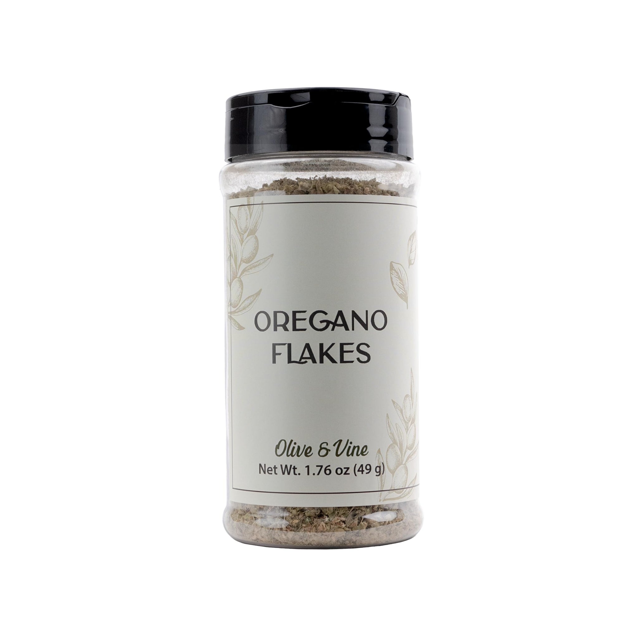 Olive & Vine Oregano Flakes, Earthy & Aromatic, Seasoning for Pizza, Pasta, Salads, with Rich Tradition, Authentic Taste, For Global Recipes (1.76