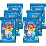 Fluffy Stuff Cotton Candy - 6 Packs Bulk 1oz Each, Perfect Carnival Candy for Bring Joy to Kids.