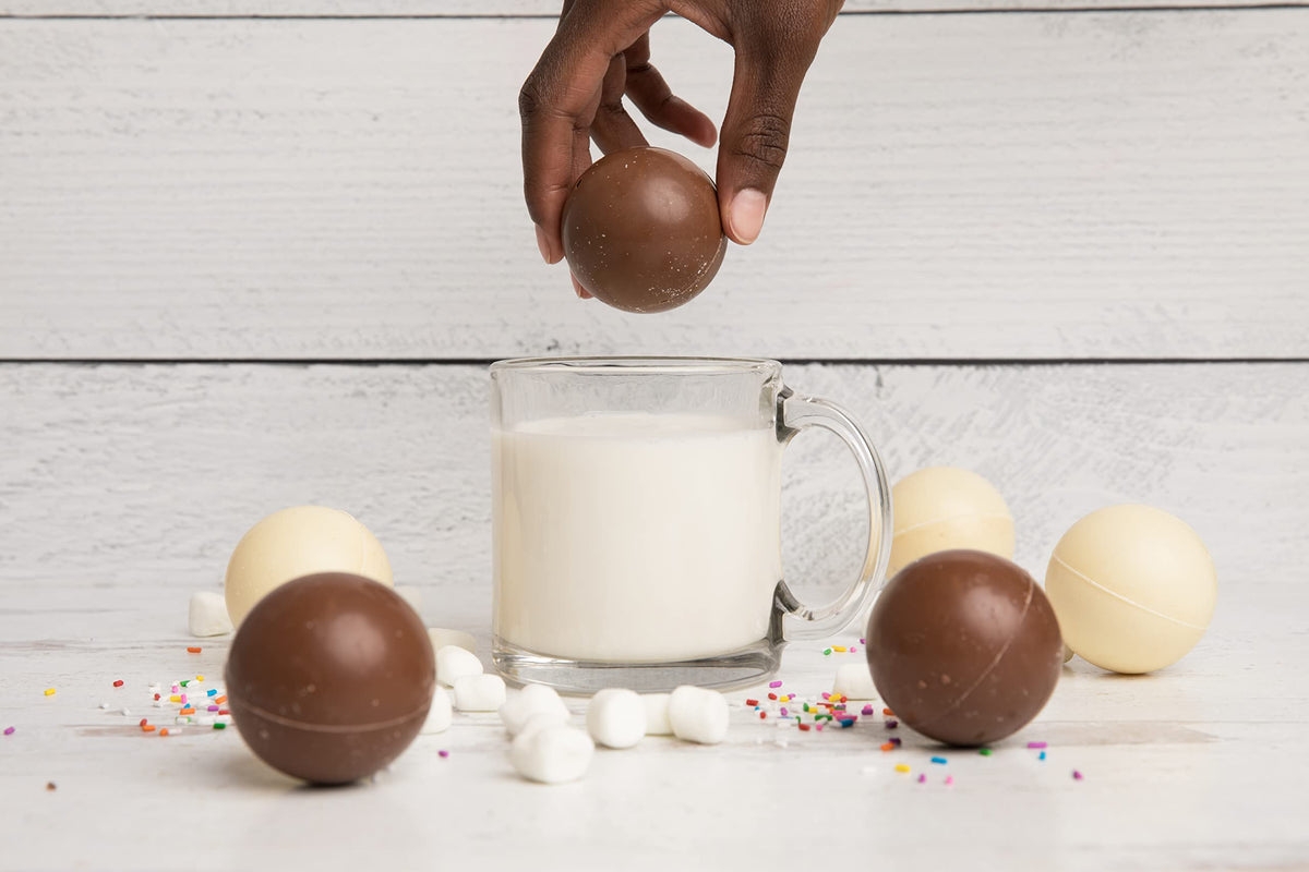 THE ORIGINAL COCOA BOMBS IRISH COFFEE - U.S. MADE 3 PACK WITH MINI VEGAN MARSHMALLOWS