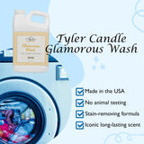 Tyler Candle Laundry Detergent Glamorous Wash, Diva 32 oz Bundle with Tyler Candle Mixer Melts, Autoglam Freshener, and Stain Remover Pen, (32111)