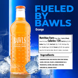 BAWLS Guarana Mandarin Orange, BAWLS Guarana Drink, Guarana Soda, Guarana Fueled Soda for Energy, High Energy Caffeinated Drink, 10oz 12 Pack Glass