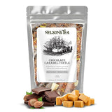 Nelson's Tea - Chocolate Caramel Turtle Loose Leaf Tea - Blend of Red Rooibos, Cinnamon Chips, Marigold Petals, Caramel Pieces, Chocolate Chips-Unwrap