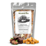 Nelson's Tea - Chocolate Caramel Turtle Loose Leaf Tea - Blend of Red Rooibos, Cinnamon Chips, Marigold Petals, Caramel Pieces, Chocolate Chips-Unwrap