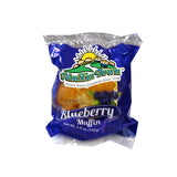 Muffin Town Grab & Go Bakery Blueberry Muffins 12 Muffins Per Case - 3.6 Oz Per Serving