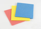 Casabella Cellulose Sponge Cloths Set of 3 All-Purpose Reusable Cleaning Wipes, 8 x 7-Inch, Assorted Colors