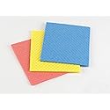 Casabella Cellulose Sponge Cloths Set of 3 All-Purpose Reusable Cleaning Wipes, 8 x 7-Inch, Assorted Colors