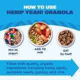 Manitoba Harvest Hemp Yeah Superseed Granola, Blueberry - 10oz - 11g Protein, 4g Fiber, 3.5g Omega 3 & 6 per 60g serving - With Hemp & Pumpkin Seeds