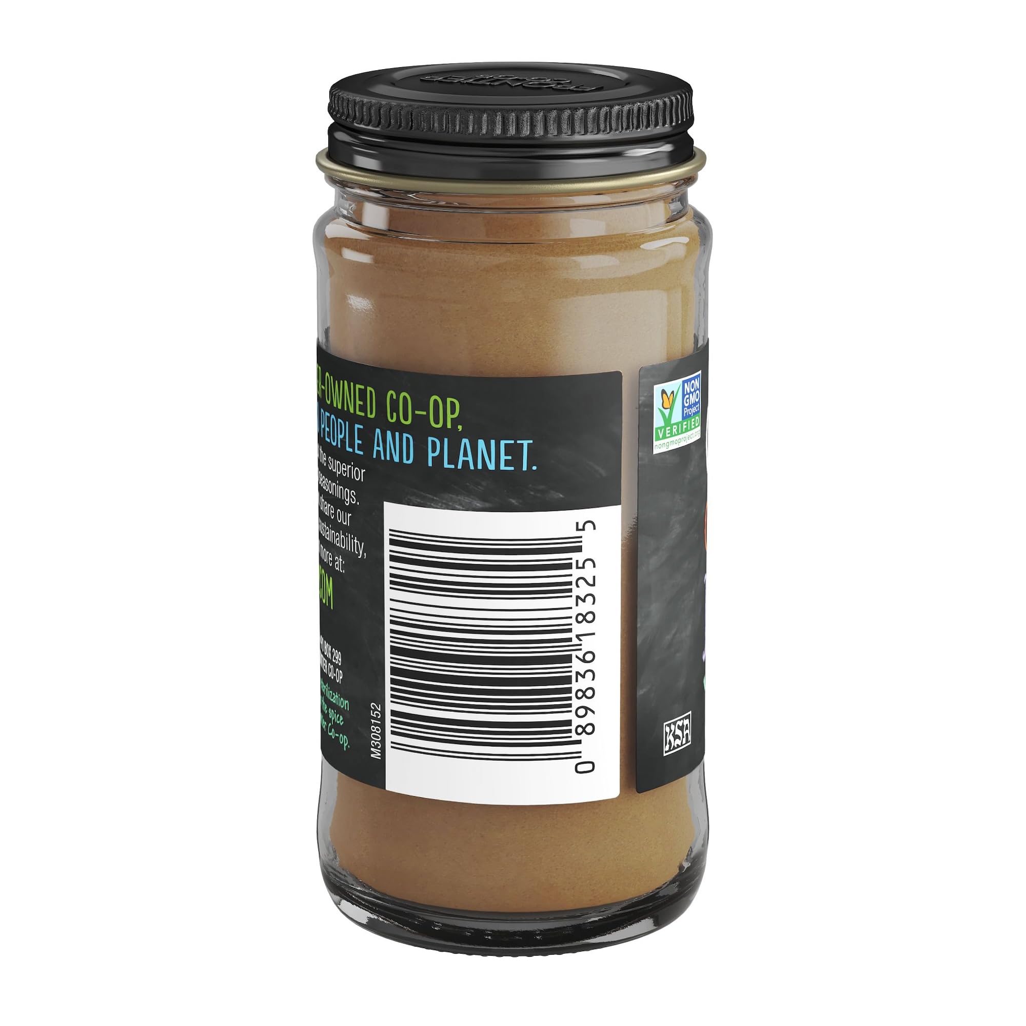 Frontier Co-op Ground Korintje Cinnamon, Gourmet Indonesian Cinnamon, Kosher | 1.92 Ounce (Pack of 1)