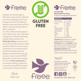 freee Gluten Free White Bread Flour 2.2 lb / 1 kg (Pack of 5) | Premium GF Flour Blend for Baking Breads, Sourdoughs, Rolls & Buns | Xanthan Gum |