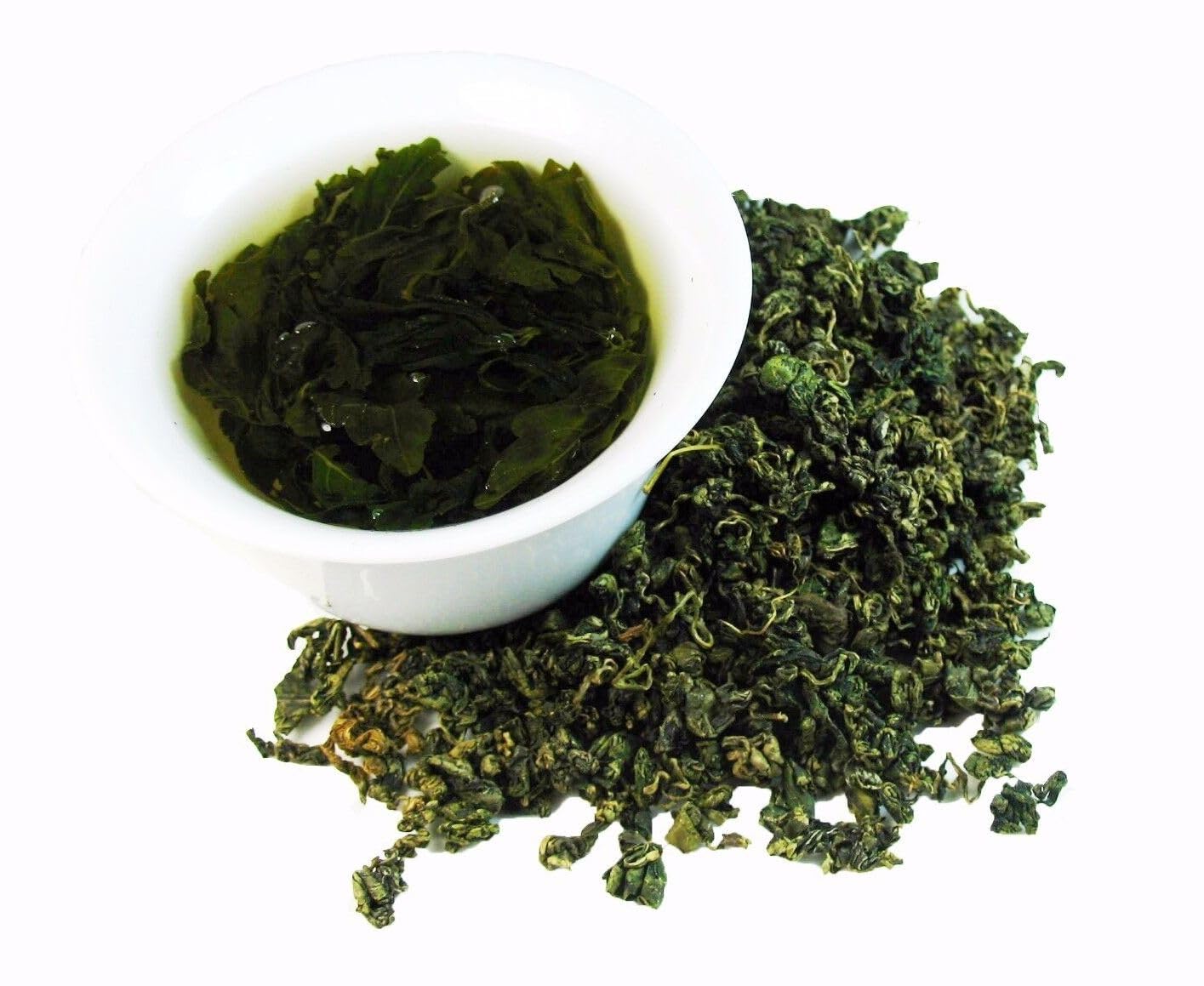 Green Hill Tea Jiaogulan Loose Leaf Tea - Caffeine-Free Ginseng Variety - Pure Gynostemma Herbal Tea - Non GMO 3 OZ packed in foil ziplock bag
