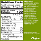 Chosen Foods Classic Mayo, 12 Fl Oz - 100% Pure Avocado Oil-Based Mayonnaise - Non-GMO, Gluten-Free, Keto Friendly - 355mL Glass Jar (Pack Of 1)