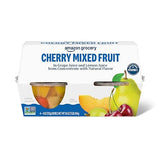 Amazon Fresh, Cherry Mixed Fruit in Juice, 4 Oz Bowls (Pack of 4) (Previously Happy Belly, Packaging May Vary)