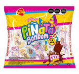 Piñata Bonbom Mexican Marshmallow Candy Mix, 2 lb (910g), 4 Flavors, Individually Wrapped Party Candy