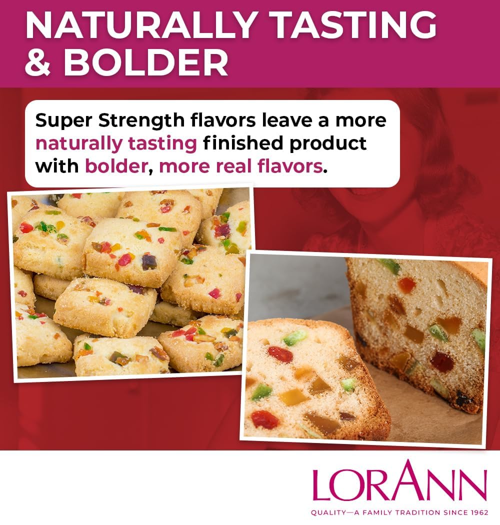 LorAnn Oils Super Strength Flavoring - Used For Candy Making, Flavoring, Baking, Hard Candy, & Flavor Oils - Bold, Natural Flavors 4X Stronger Than