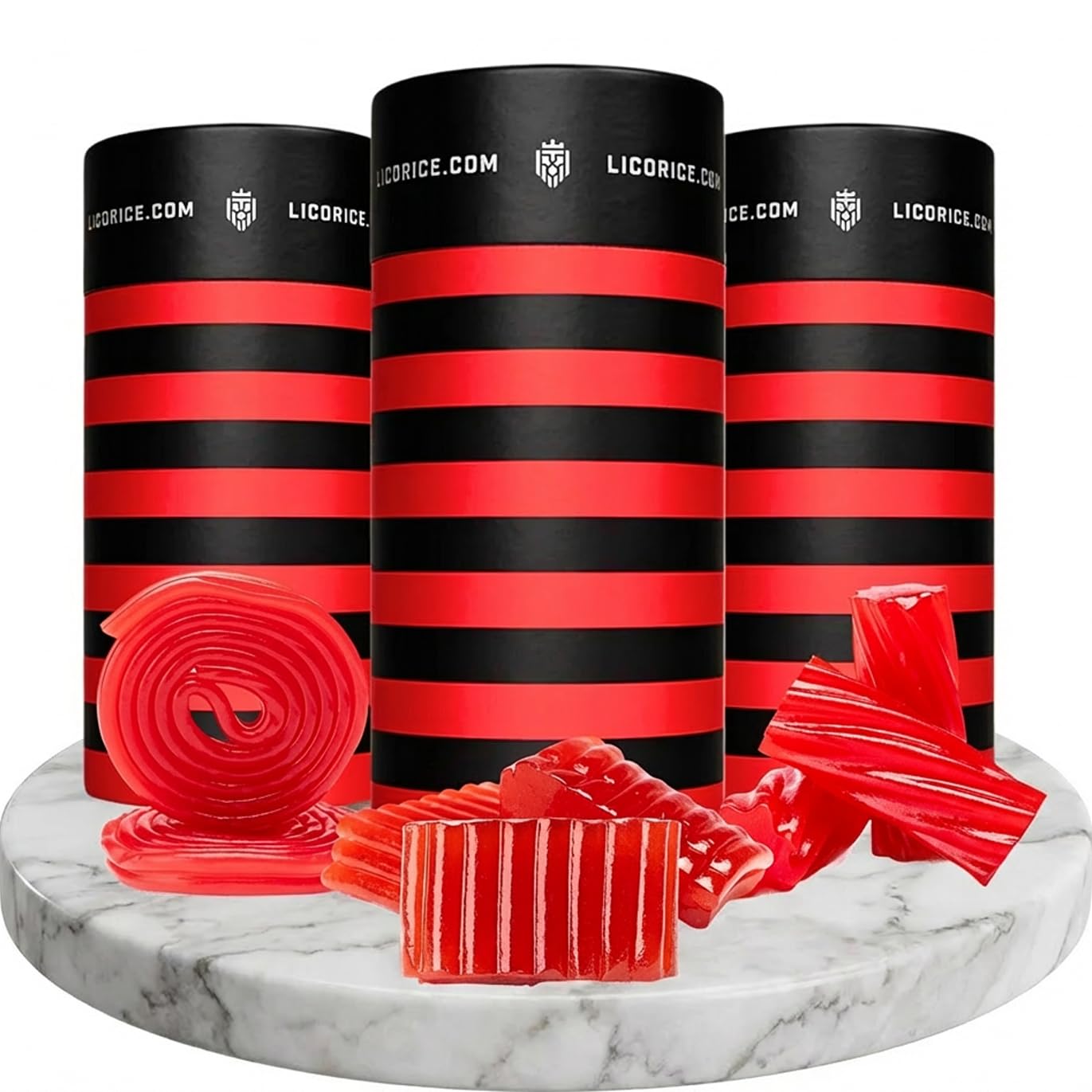 Licorice.com Gift Box | Red Licorice Trio | Great Gift, Any Occasion