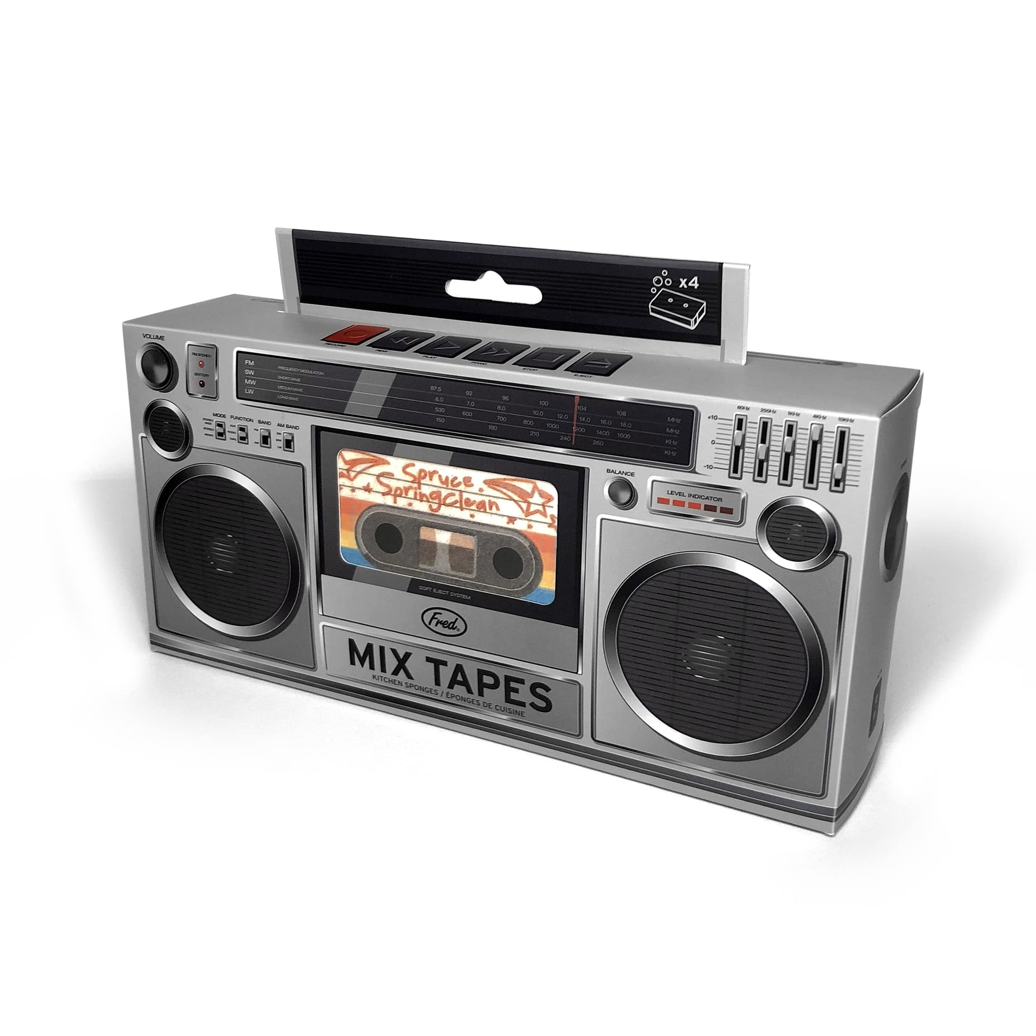 Genuine Fred Mix Tapes Sponges, Assorted, (5280879)