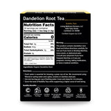 Organic Dandelion Root Tea - 18 Bleach-Free Tea Bags - Caffeine-Free Tea with a Rich, Earthy Taste, Natural Source of Vitamins, Minerals