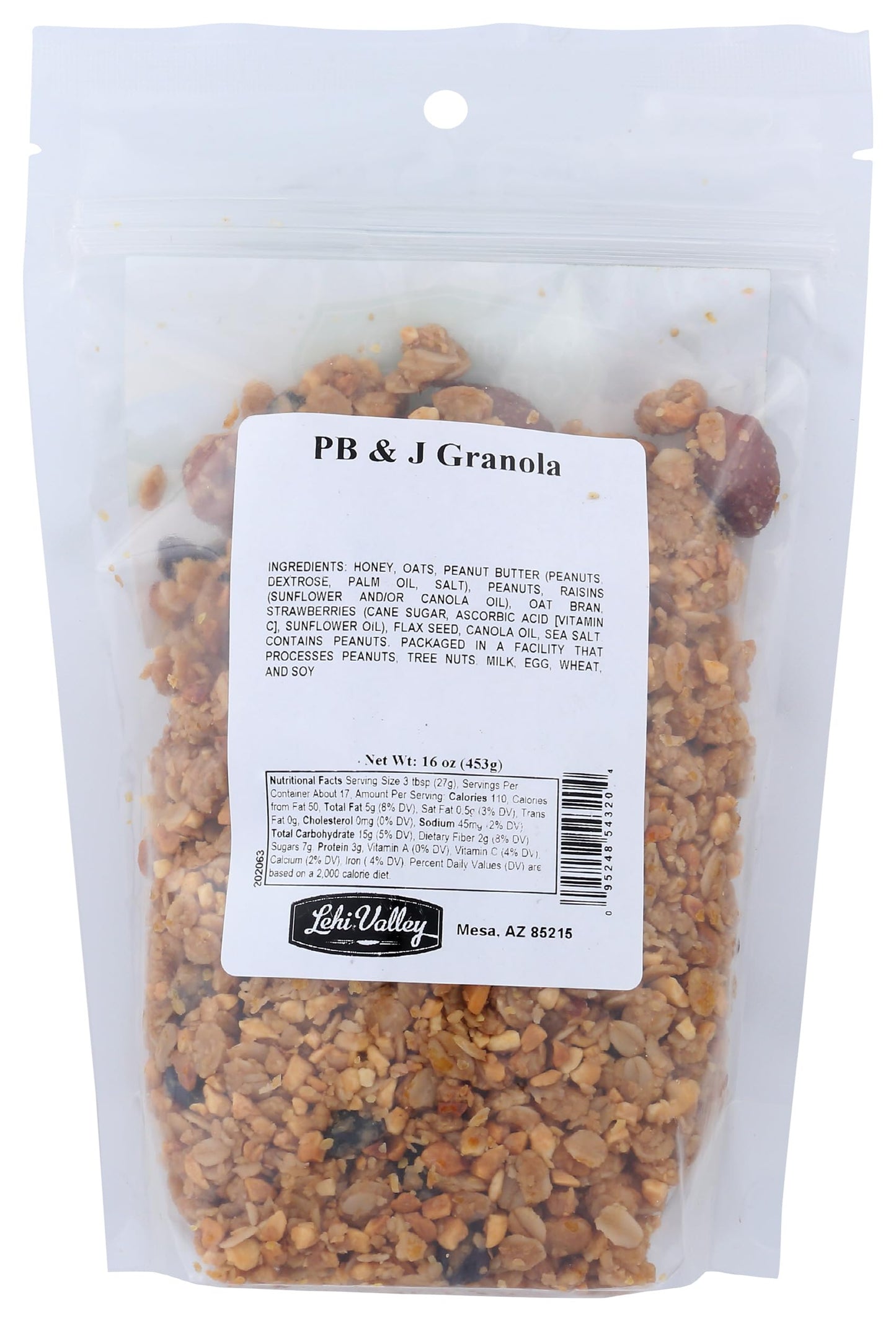 High Valley Orchard, Granola Peanut Butter And Jelly, 16 Ounce