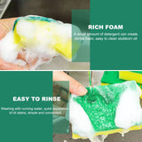 Individually Wrapped Sponges, Kitchen Dishwashing Sponge Bulk, Non Scratch Dishes Scouring Pad Dishcloth, Odor-Free Sponge Wipes for Household